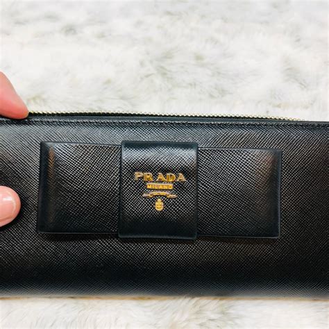 Prada zipper wallet